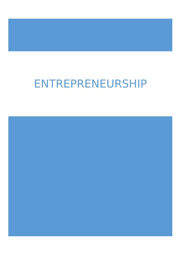Entrepreneurship     Report   2022_1