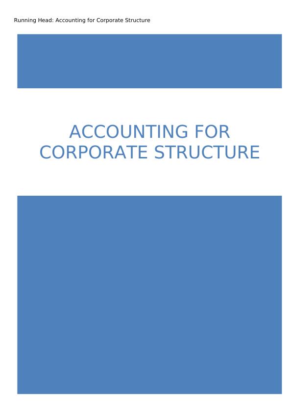 Accounting for Corporate Structure Report 2022_1