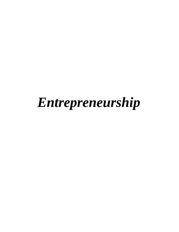 Entrepreneurship: Theoretical Knowledge, Traits, and Skills_1