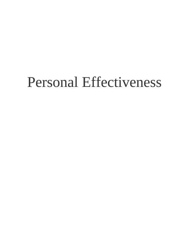 Personal Effectiveness: Skills and Behaviours of Sundar Pichai_1
