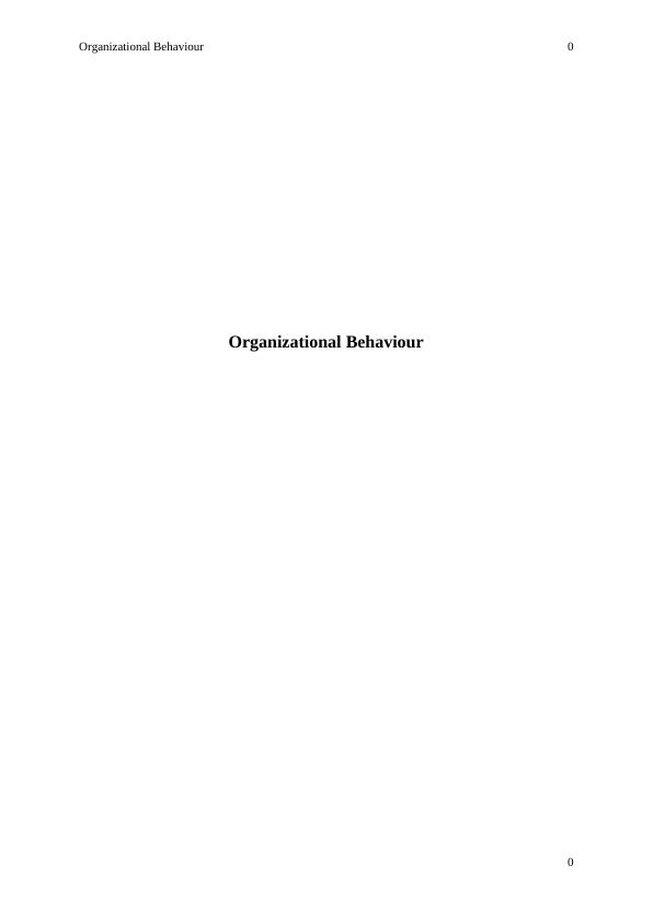Organizational Behavior United States Report 2022_1