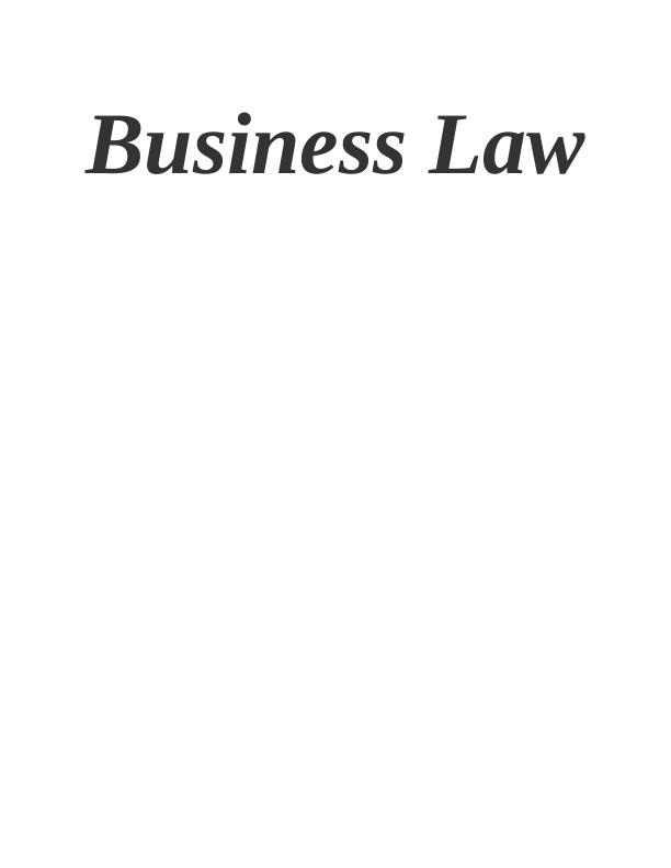 Business Law Assignment | Country Pine_1