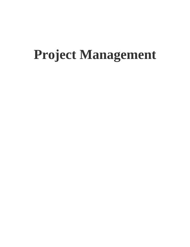 (Solved) Project Management : QAHE_1