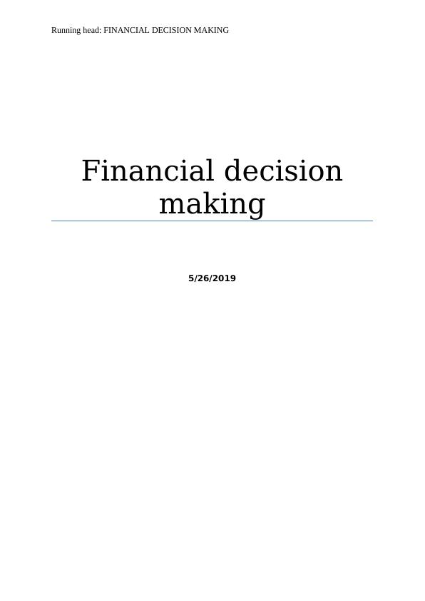 Financial Decision Making for Cordon Bleu Plc: Business Performance Analysis_1
