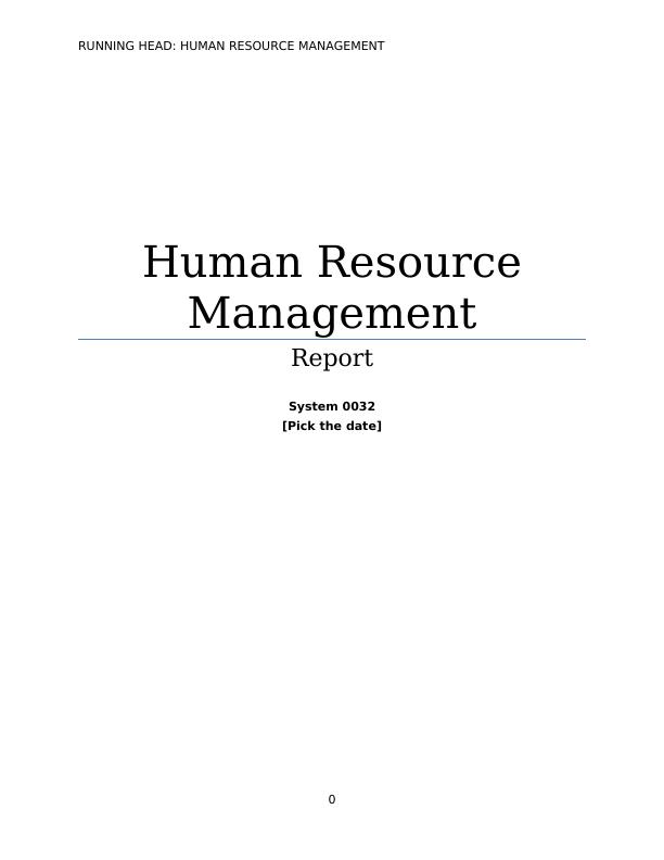 Human Resource Management: Functions, Culture, and Leadership Influence_1