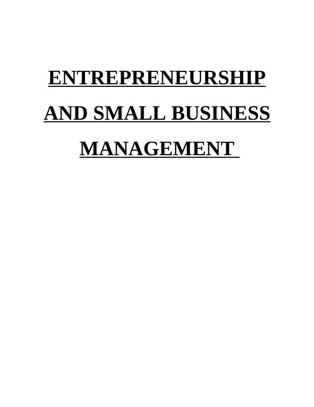Differences & Similarities Between Entrepreneurial Ventures - Assignment_1