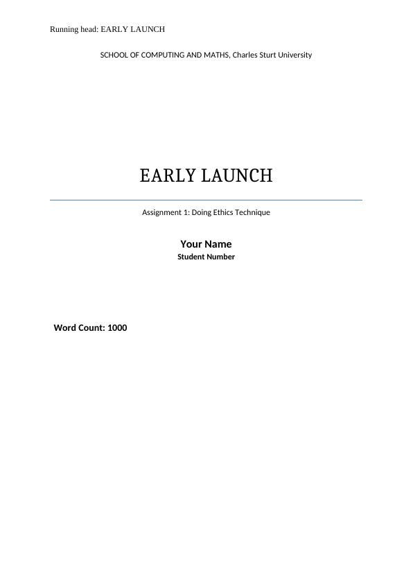 Early Launch Ethical Issue Identification_1