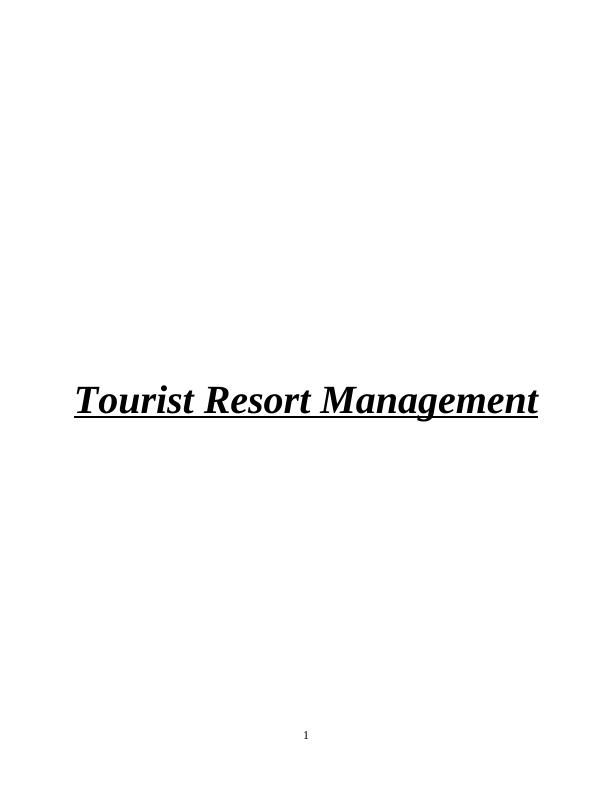 tourist-resort-management