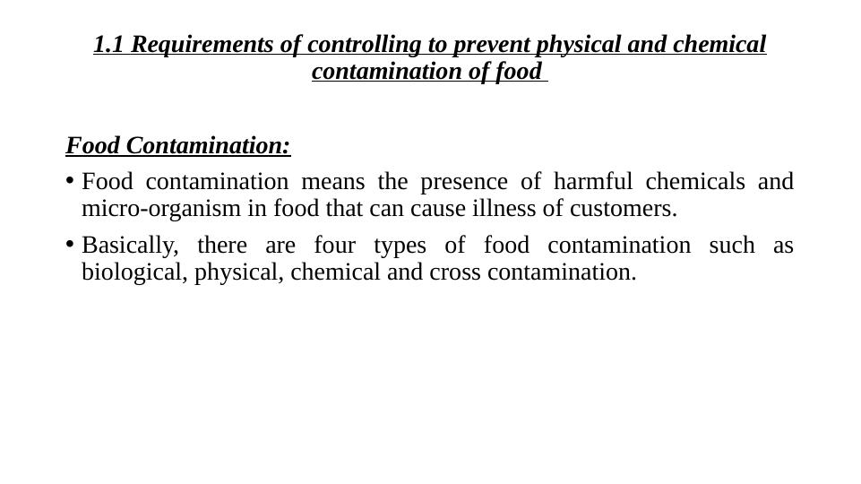 Controlling Food Contamination and Food-borne Illness_2