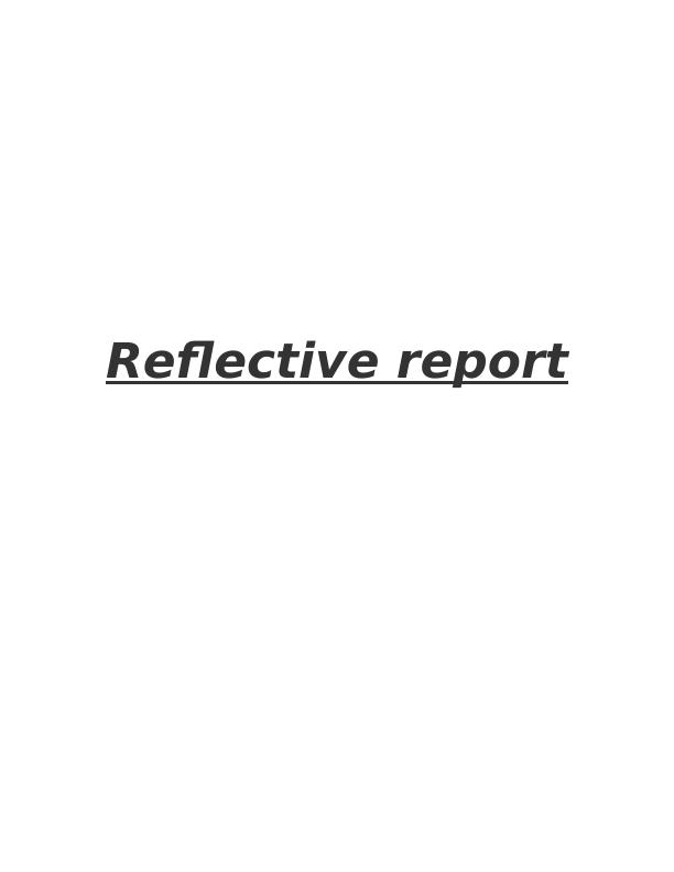 Reflective Report on National and Organizational Culture_1