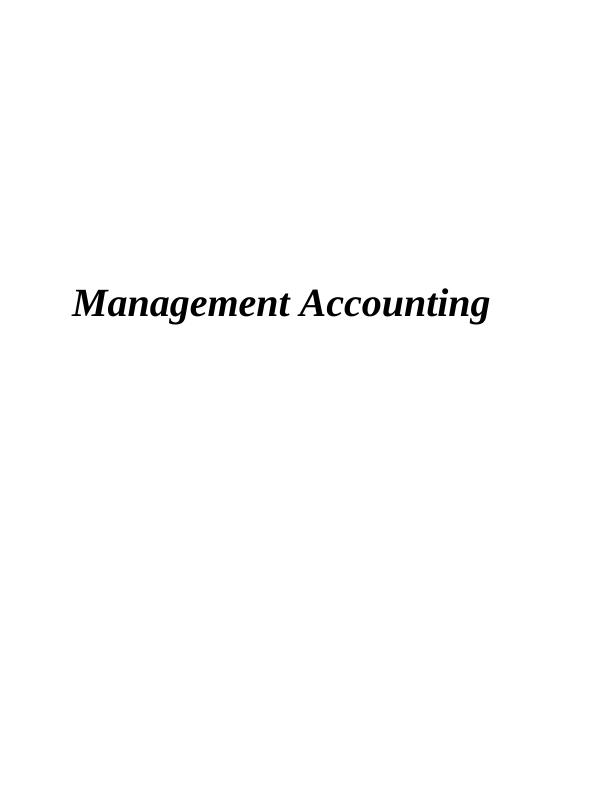 Management Accounting Assignment: Sollatek_1