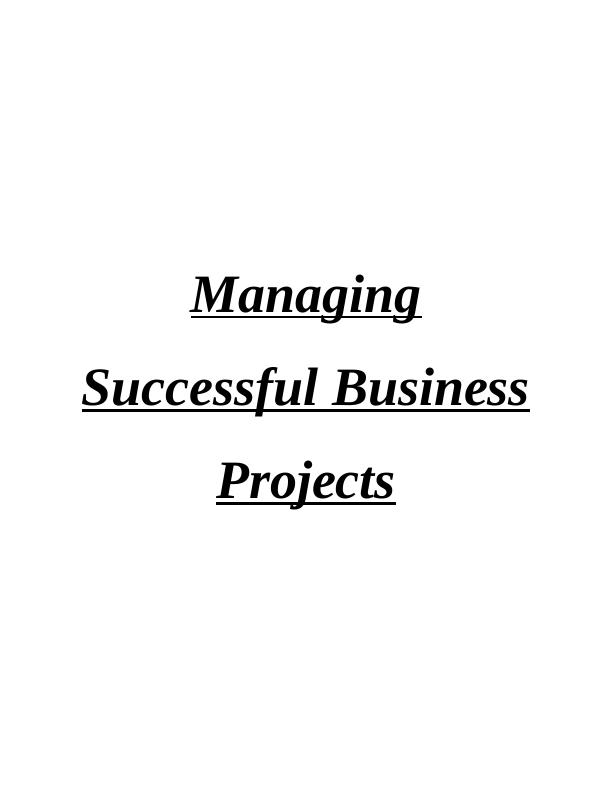 Managing Successful Business Projects Assignment - Continental Consulting_1