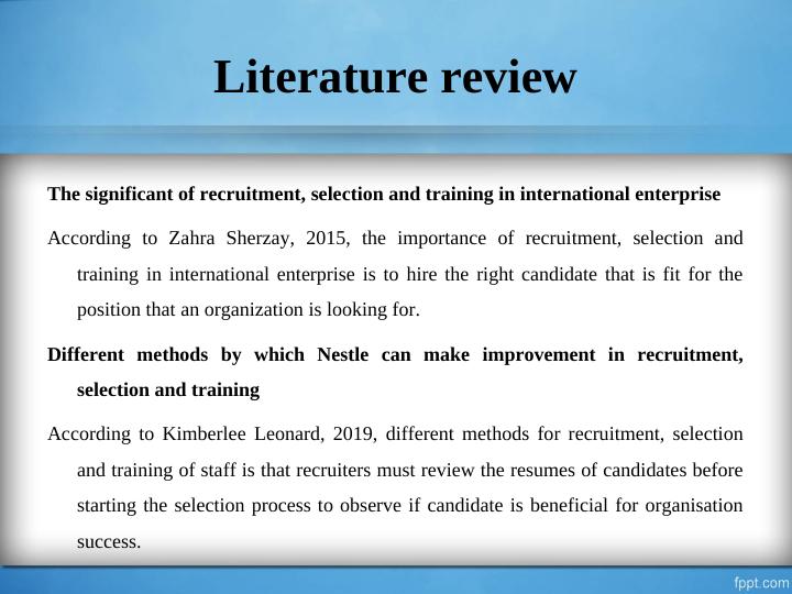 Improving Recruitment, Selection and Training for International Requirements_4