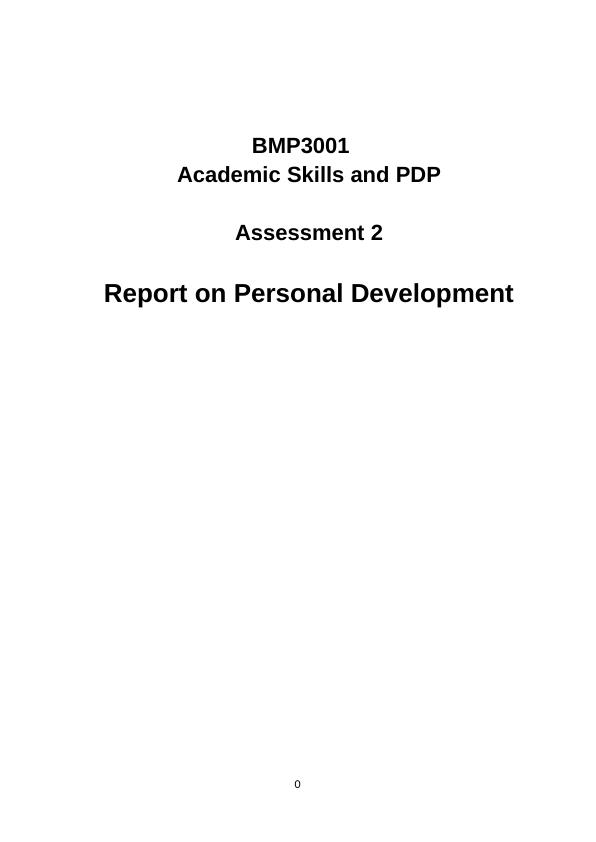 Report on Personal Development_1