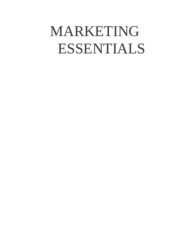 ESSENTIALS INTRODUCTION TO MARKETING_1