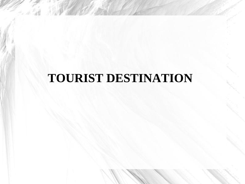 Comparing the Appeal of Leading Tourist Destination with the Developing Tourist Destination_1