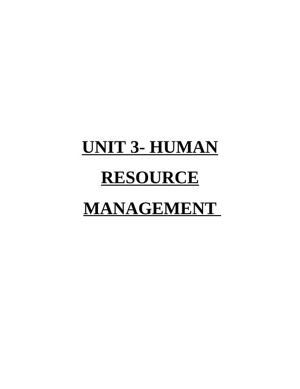 Functions and Purpose of Human Resource Management in Burberry_1