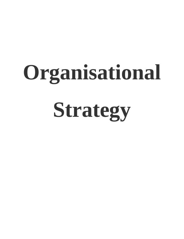 Organisational Strategy of BMW_1