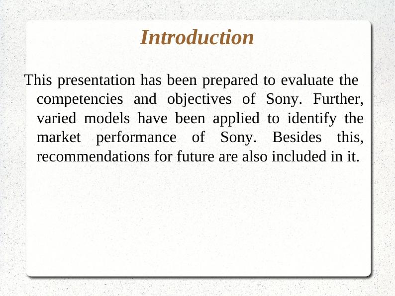 Business Strategy for Sony Mobile Corporation_2