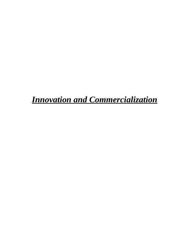 Innovation and Commercialization INTRODUCTION_1