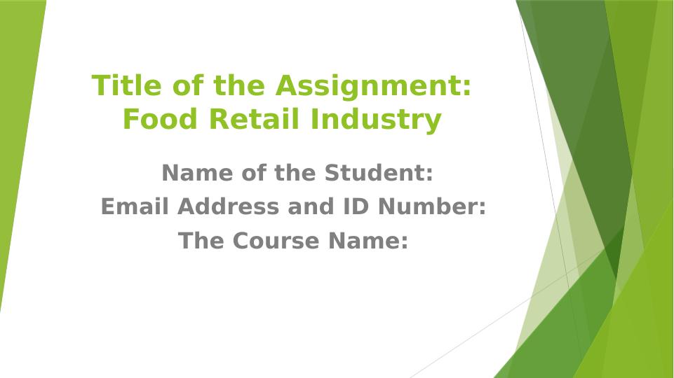 The Values and Mission Statement of Grocery Retailers_1