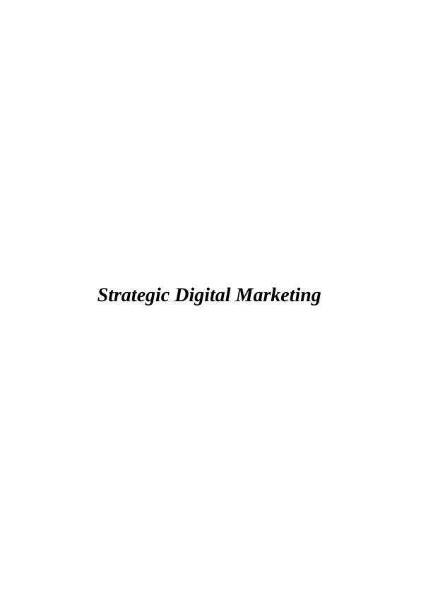 Digital Marketing Strategy Contents Introduction_1