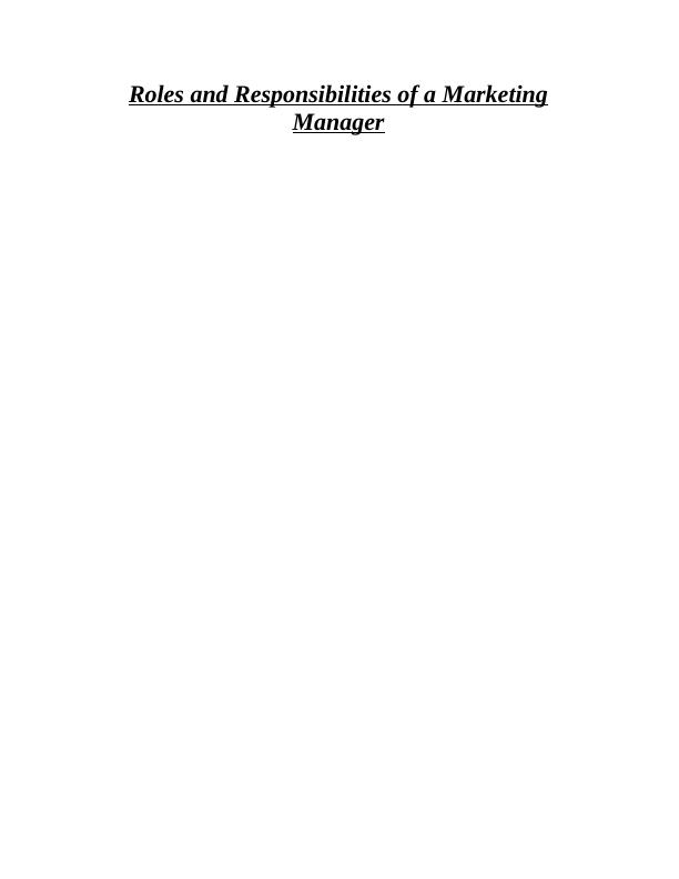 roles-and-responsibilities-of-a-marketing-manager-assignment