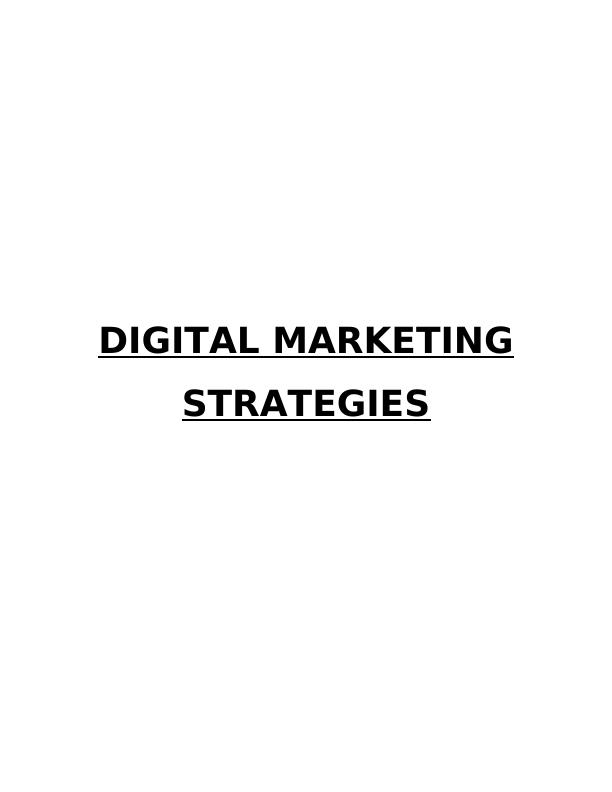 Digital Marketing Strategies - Assignment_1
