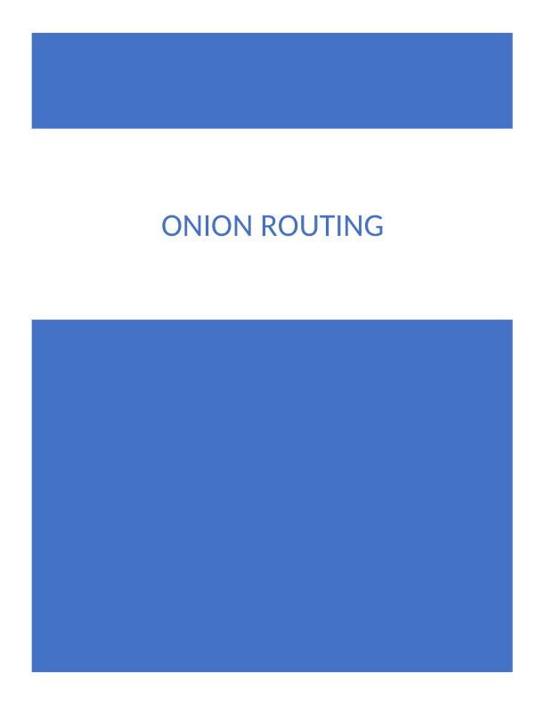 Processing of Onion Router_1