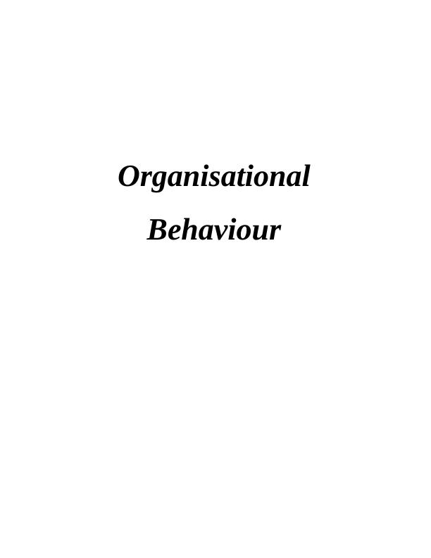 Organisational Behaviour Assignment: 4com Plc_1