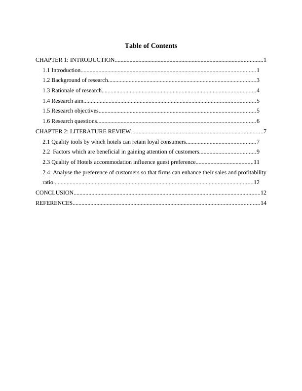 A Survey on Hotels Accommodations: Qualitative Analysis of Customers' Preference_2