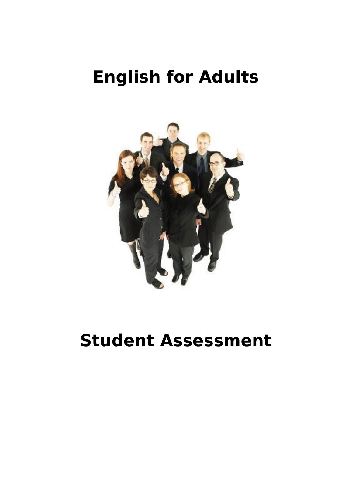 1431 - English for Adults : Assignment_1