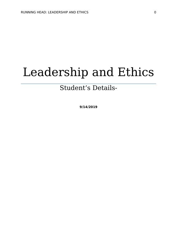 Leadership and Ethics_1
