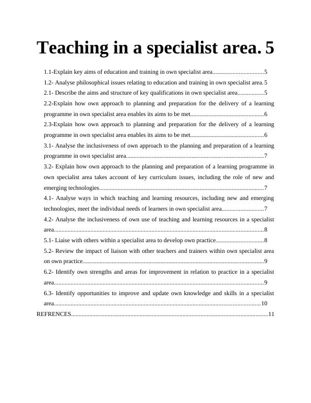 Teaching in a Specialist Area_2
