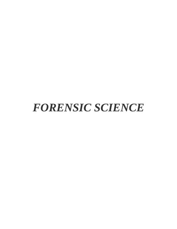 case study related to forensic science