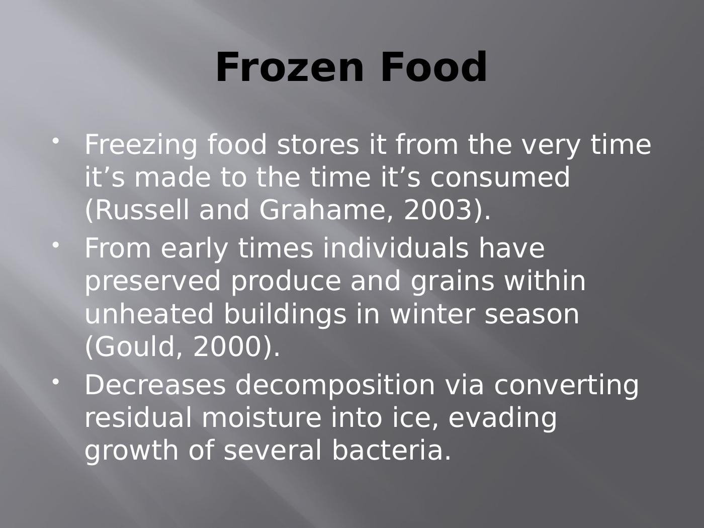 The Best Way to Store Frozen Food