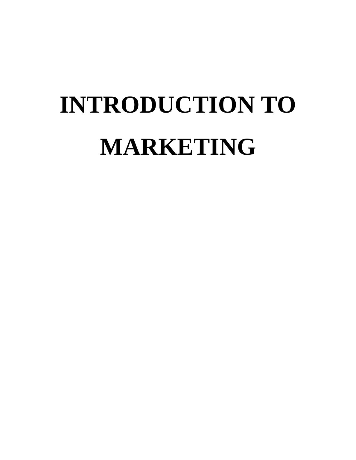 Introduction to Marketing - Toyota_1