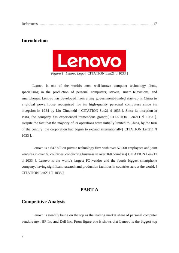 Marketing of lenovo Assignment_2