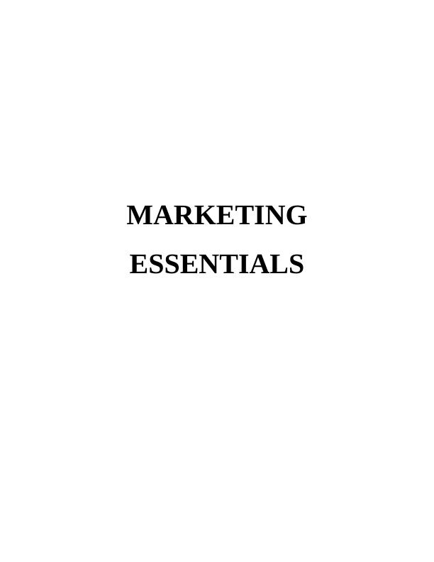 Marketing Essentials Assignment "ALDI"_1