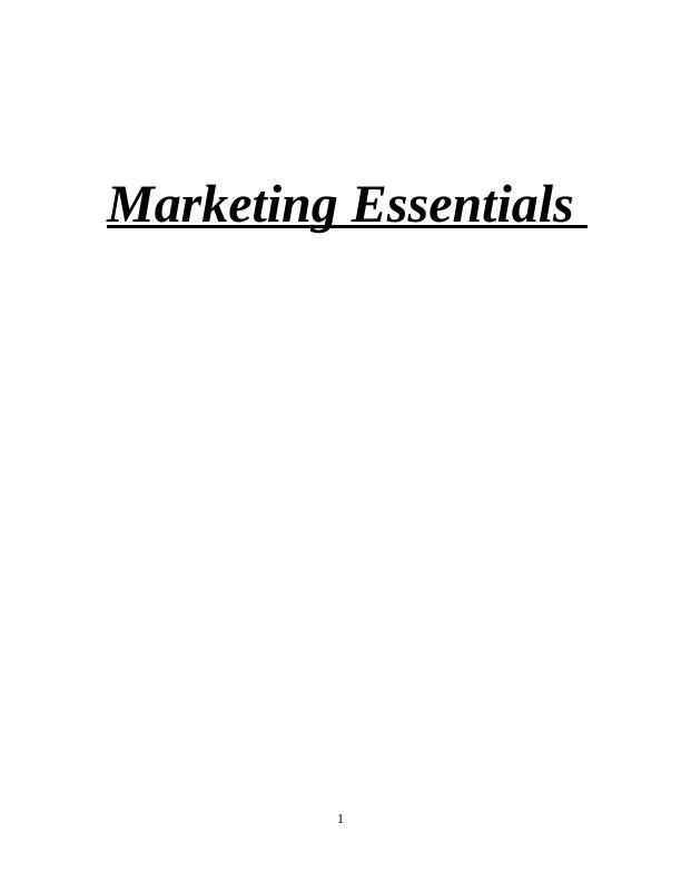 Roles and Responsibility of Marketing in an Organization_1