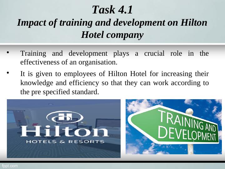 Impact of Training and Development on Hilton Hotel Company_2