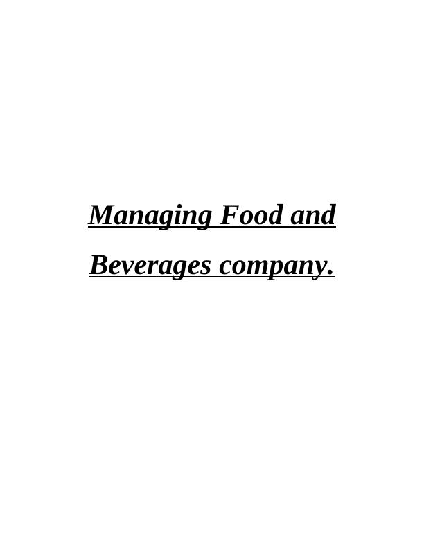 Managing Food and Beverages Company_1