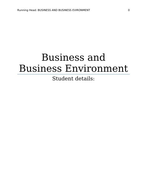 Assignment on Business Environment 2022_1
