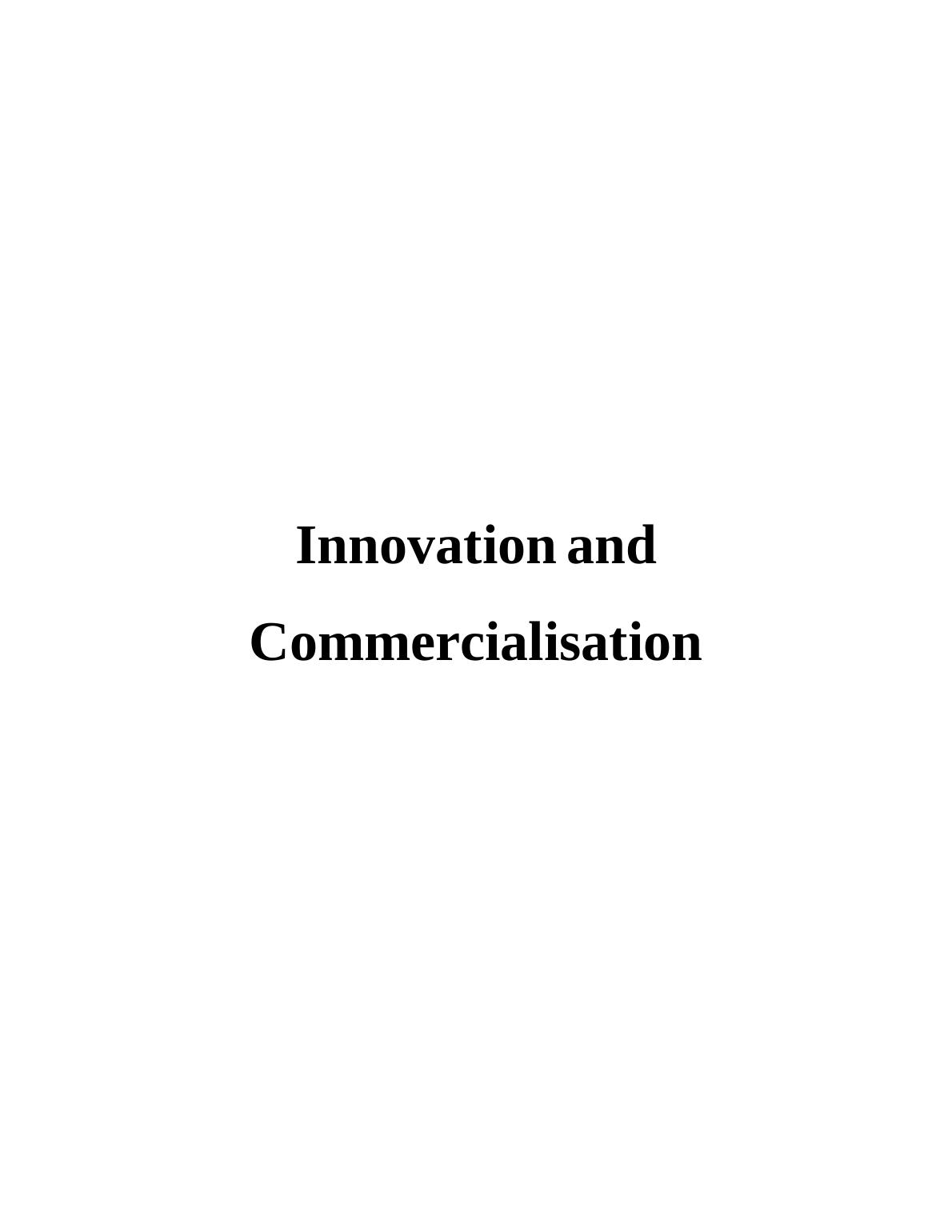 Significance of Innovation in Business - Assignment_1