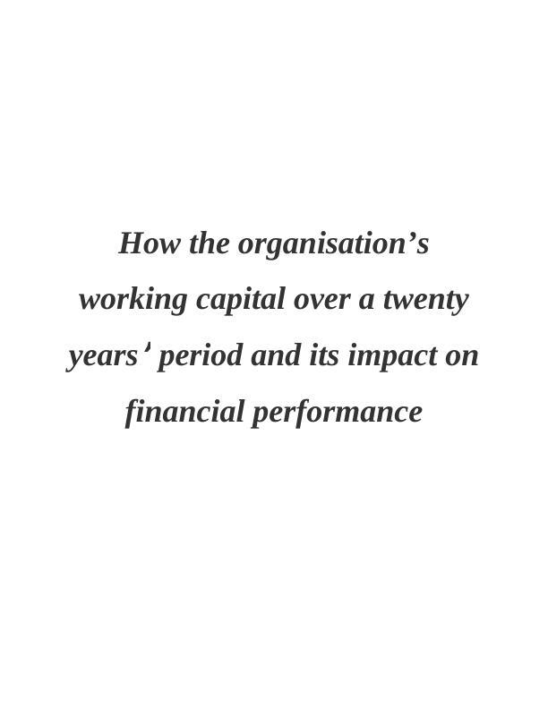 How working capital is used for managin and financial performance?_1