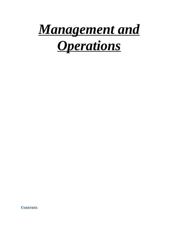 Roles and Characteristics of a Leader and a Manager in Operations Management_1