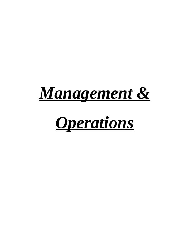 Management & Operations INTRODUCTION 3 LO 1 & LO 3 3. Introduction to the role of management and leadership_1