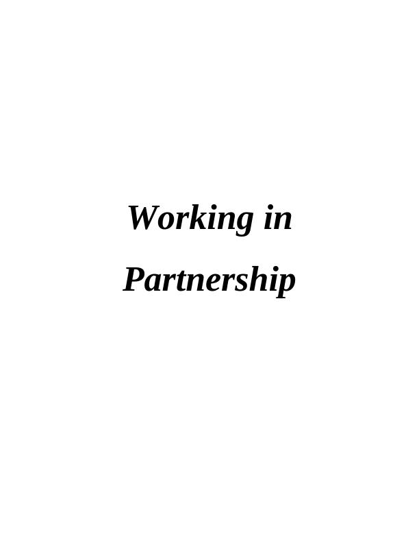 Working in Partnership  Assignment_1