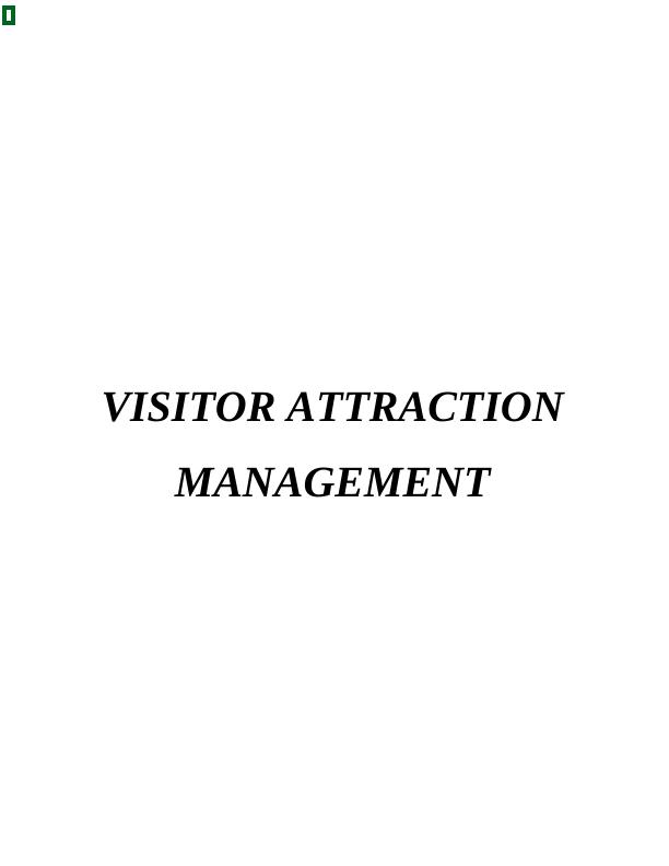 Visitor Attraction Management Report (DOC)_1