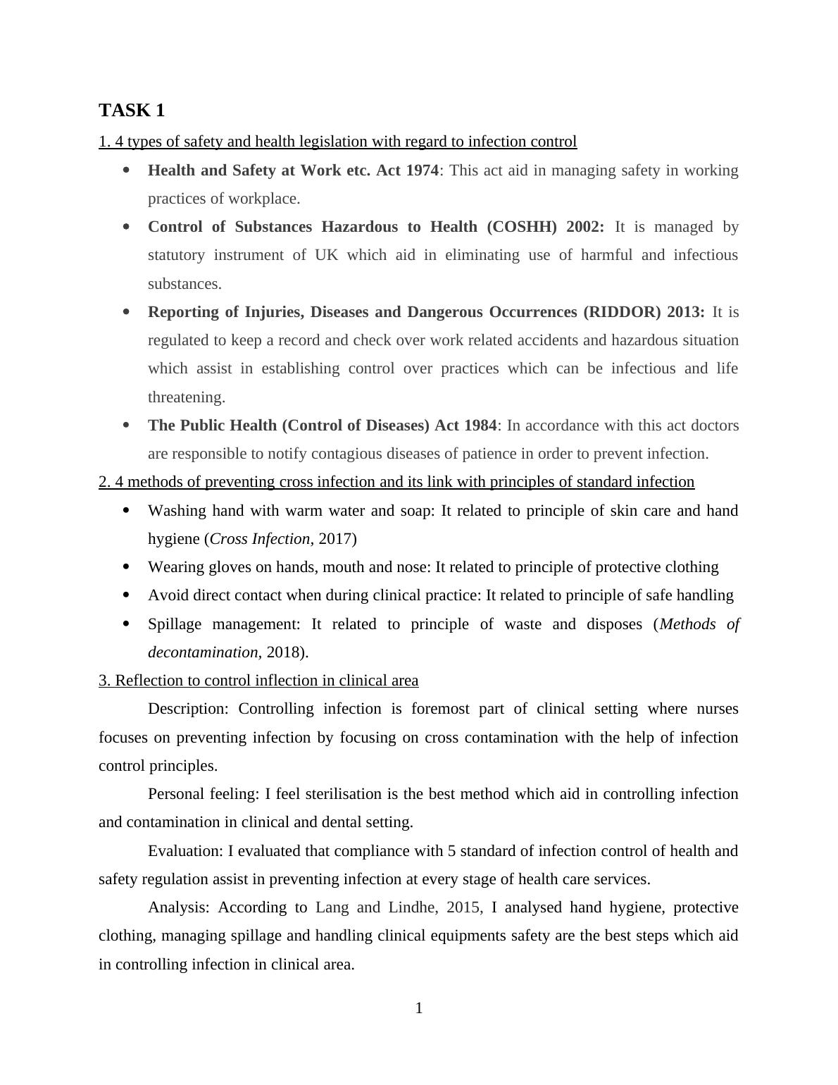(PDF) Infection Control Practices in Dental Settings